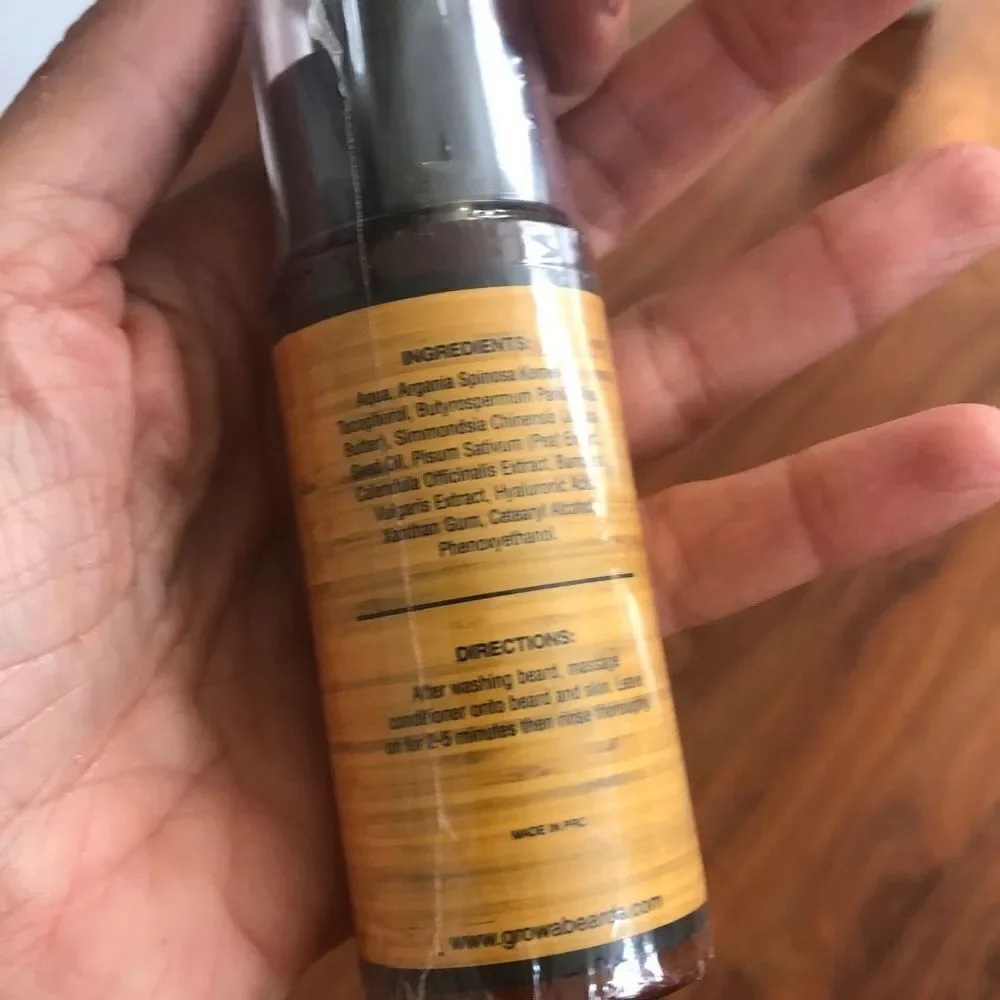Grow a beard Products, organic beard conditioner